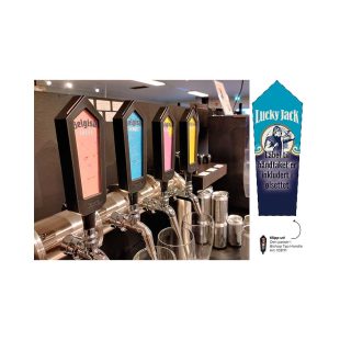 Tapp handle til Lucky Jack ølsett