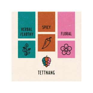 Tettnang humle 100 gram floral beskrivelse