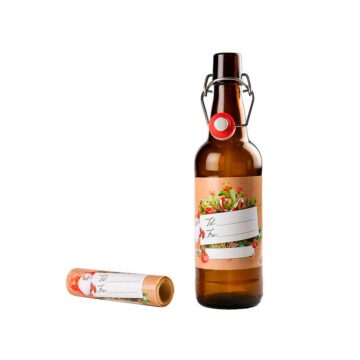 Til Fra etiketter til flasker og bokser