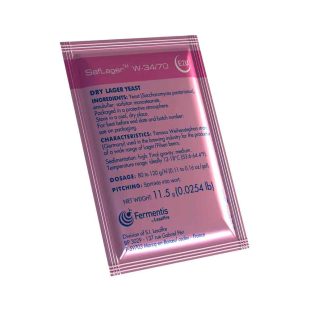 W-34/70 11.5 gram tørrgjær til ølbrygging. Beergear.no Fredrikstad