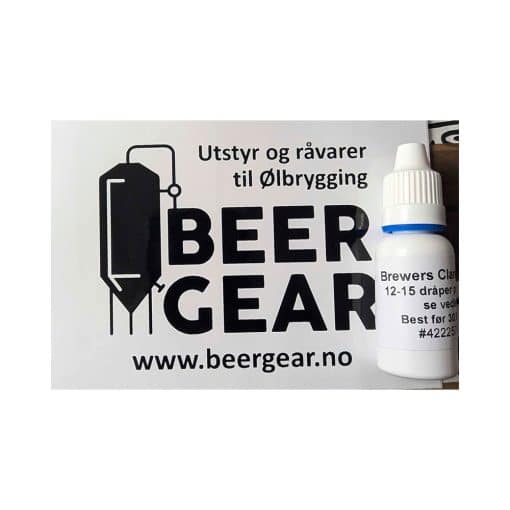 klarningsmiddel til ølbrygging kjøper du hos Beergear!