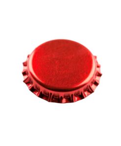 Ølkorker. 100 stk rød transparent 26mm